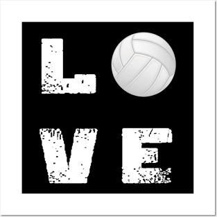 Love Volleyball Posters and Art